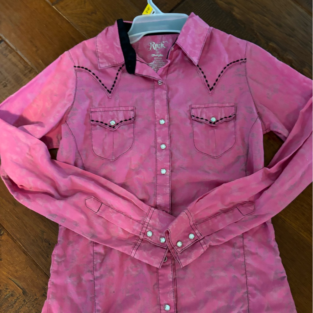 Rock 47 Wrangler lightweight western shirt